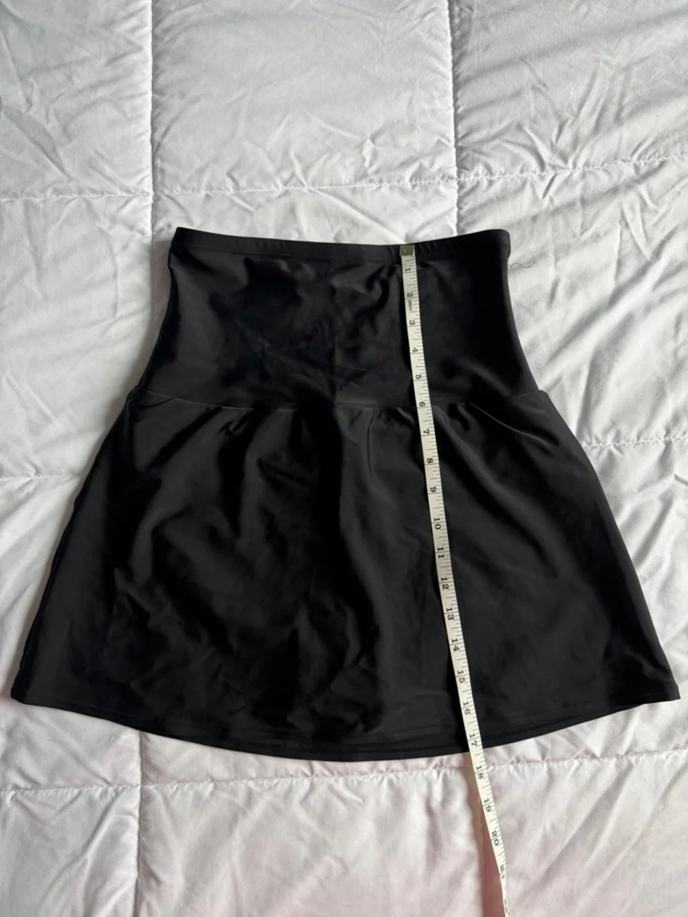 St. Johns Bay ‘Secretly Slender’ Swim Skirt Bottom Black Size 8 Women’s Slimming - Picture 5 of 7